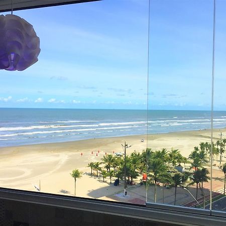 דירות פראייה גראנדה Apartamento Frente Ao Mar Em Praia Grande מראה חיצוני תמונה