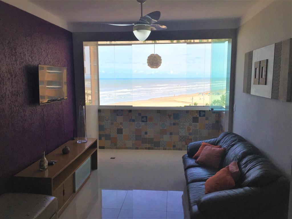 דירות פראייה גראנדה Apartamento Frente Ao Mar Em Praia Grande מראה חיצוני תמונה