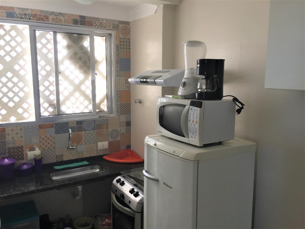 דירות פראייה גראנדה Apartamento Frente Ao Mar Em Praia Grande מראה חיצוני תמונה